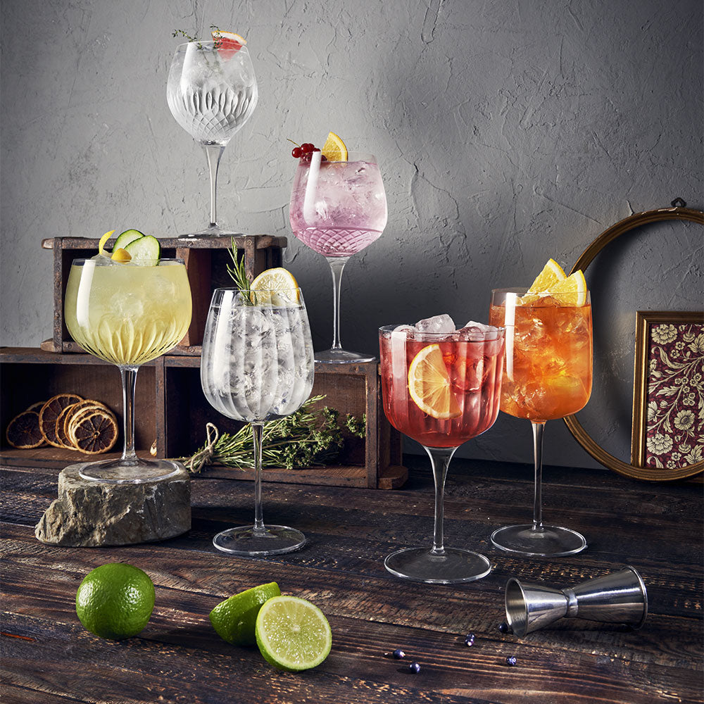 Gin & Tonic London Dry Calice Gin Tonic 65 cl In Vetro Set 2 Pz
