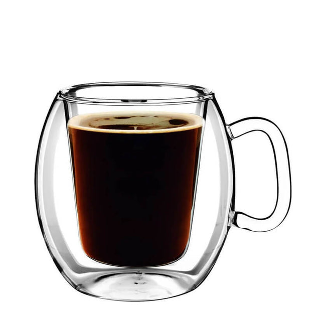 Thermic Glass Drink & Design Caffe Supremo Coffee Cup 30 cl Set 2 Pcs