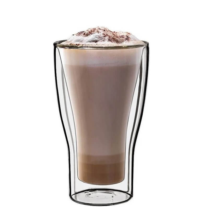 Thermic Glass Drink & Design Duos Latte Tasse De Lait 34 cl Lot 2 Pcs