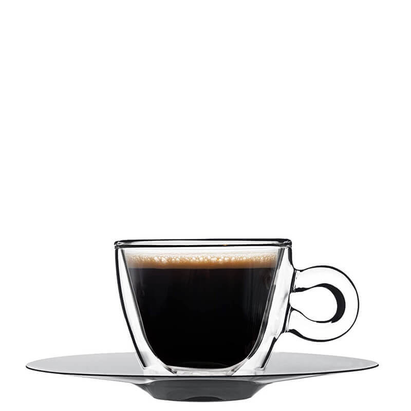 Thermic Glass Drink & Design Espresso Tasse À Café 6.5 cl Lot 2 Pcs