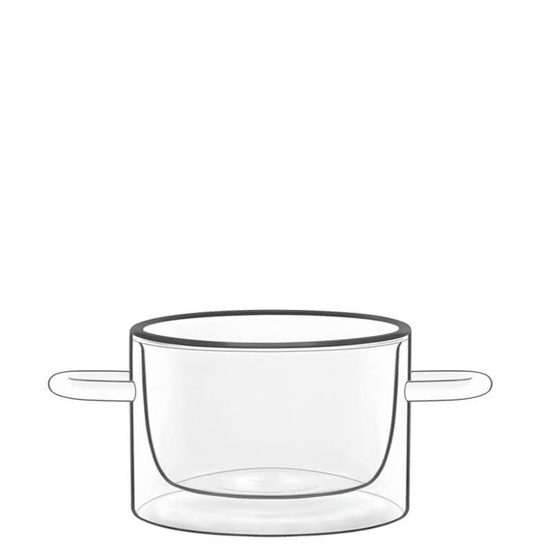 Thermic Glass Food & Design Single-Serving Casserole Dish 12 cl Set 2 Pcs