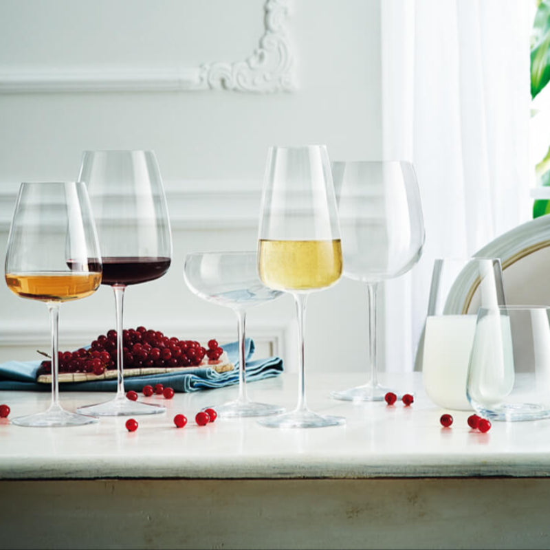 Talismano Set Calici Vino Rosso e Vino Bianco In Vetro Set 8 Pz