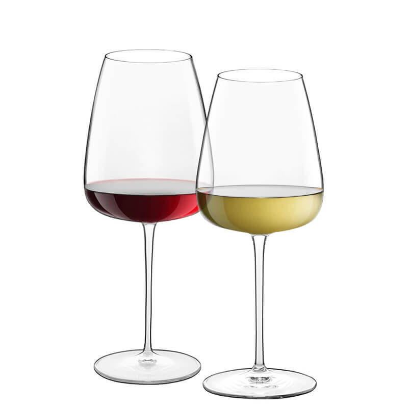 Talismano Set Calici Vino Rosso e Vino Bianco In Vetro Set 8 Pz