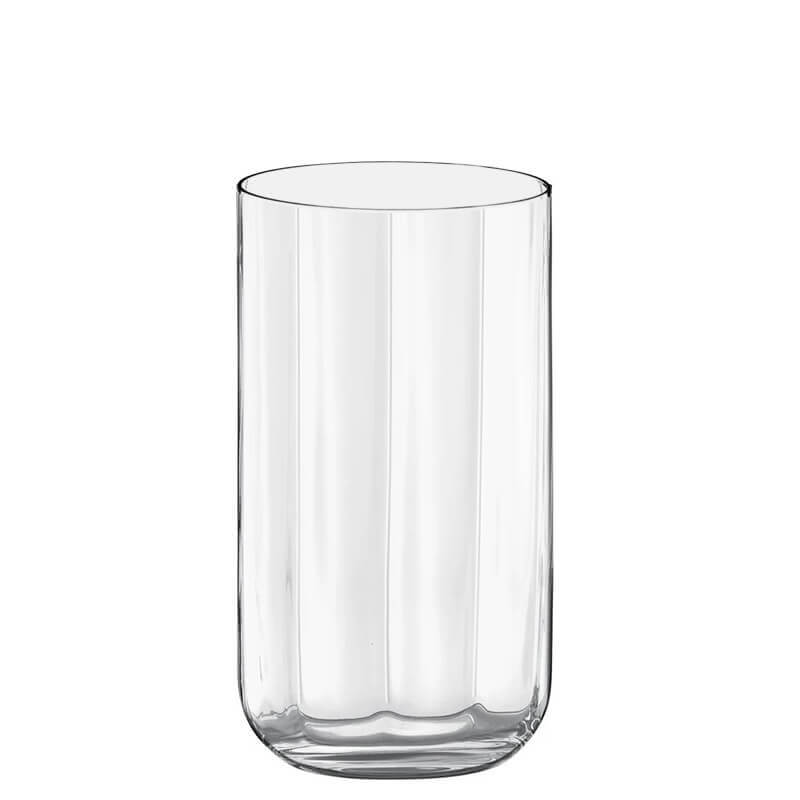 Jazz Bicchiere Cocktail Long Drink 45 cl In Vetro Set 4 Pz