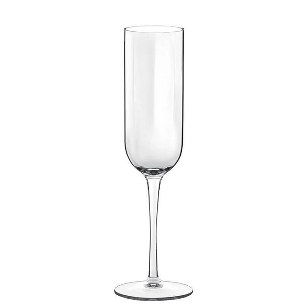 Jazz Calice Flute 21 cl In Vetro Set 4 Pz