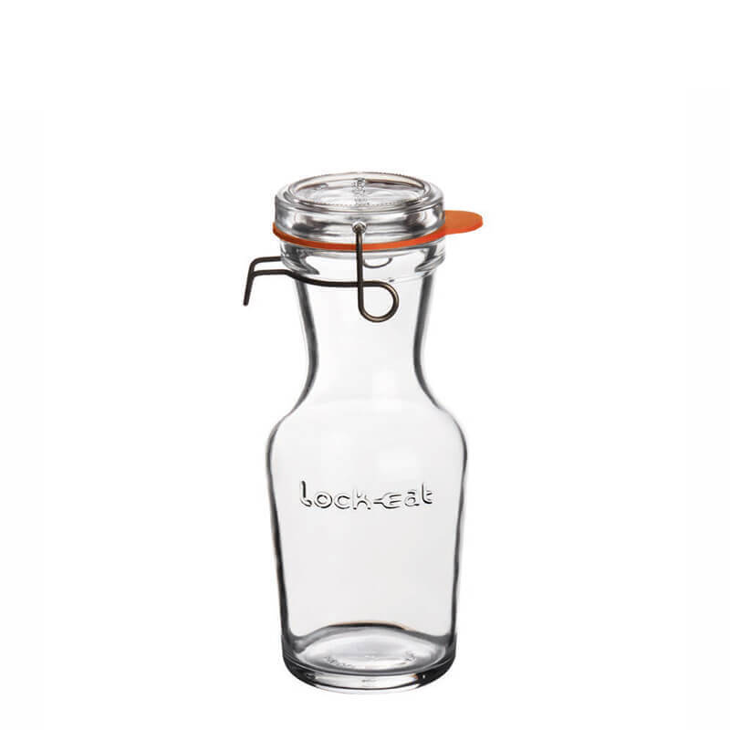 Lock Eat Caraffa Con Tappo Ermetico 50 cl In Vetro Set 6 Pz