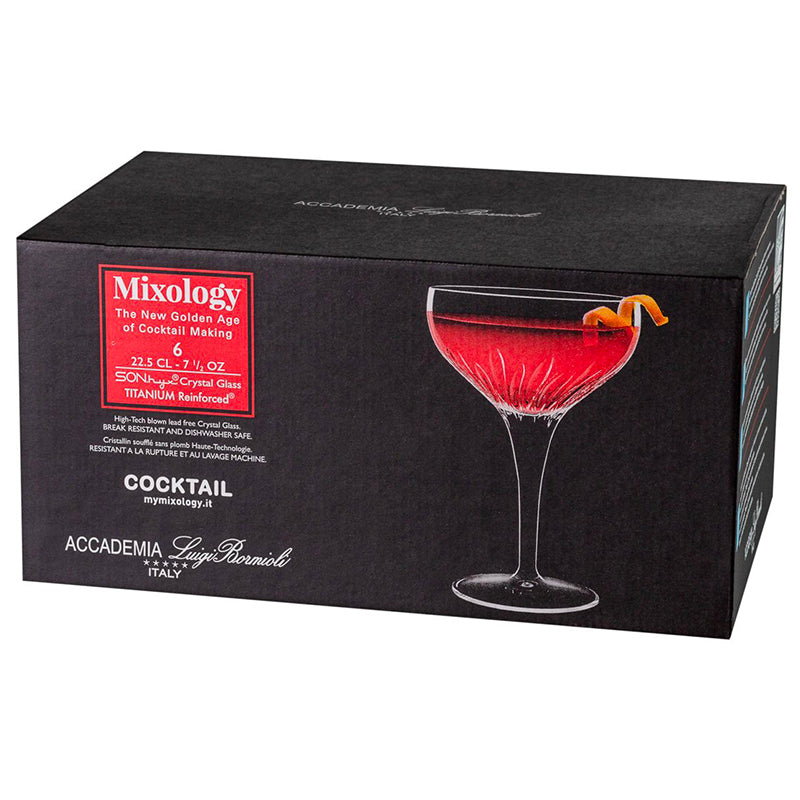 Mixology Verre À Cocktail 22.5 cl Lot 6 Pcs