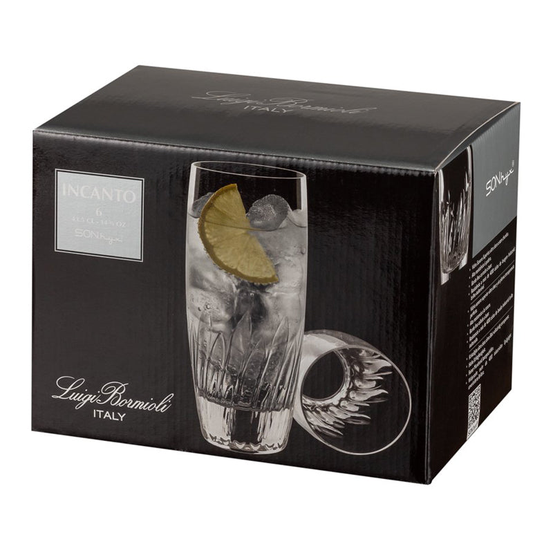 Incanto Highball Drink Glass 43.5 cl Set 6 Pcs