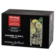 Mixology Charme Bicchiere Bibita Hi-Ball 48 cl In Vetro Set 6 Pz