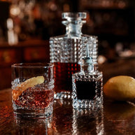 Mixology Elixir Set Whisky Bottiglia e Bicchieri In Vetro Set 5 Pz
