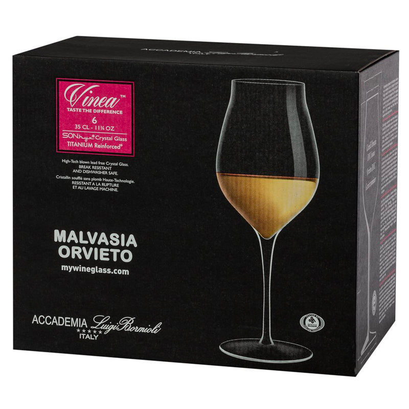 Vinea Verre De Vin Blanc Malvasia 35 cl Lot 6 Pcs