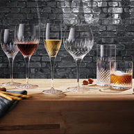 Diamante Verre À Vin Blanc Riesling 38 cl Lot 4 Pcs