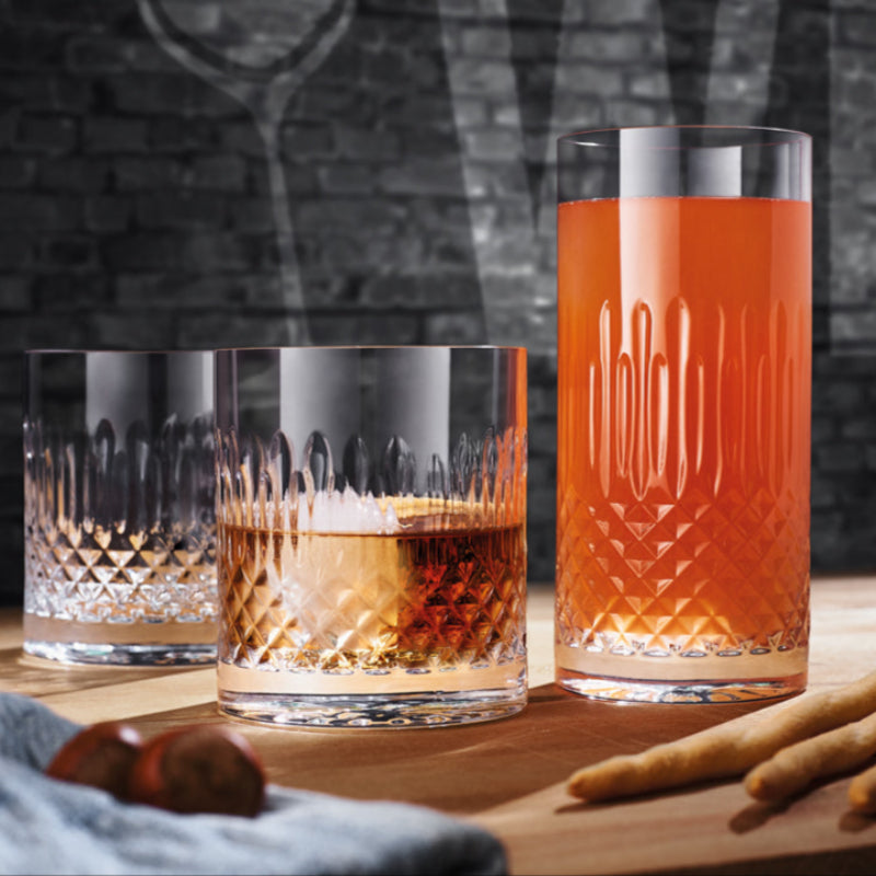 Diamante Drink Glass 48 cl Set 4 Pcs
