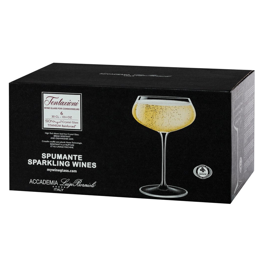 Tentazioni Coupe De Champagne 30 cl Lot 6 Pcs