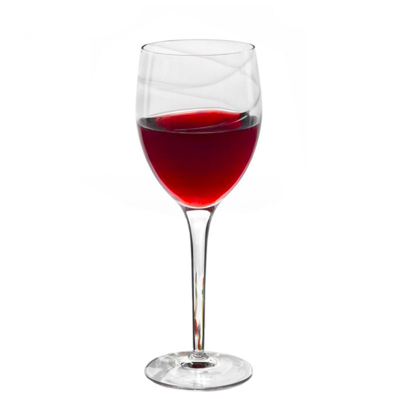 Romantica Red Wine Glass 38 cl Set 4 Pcs