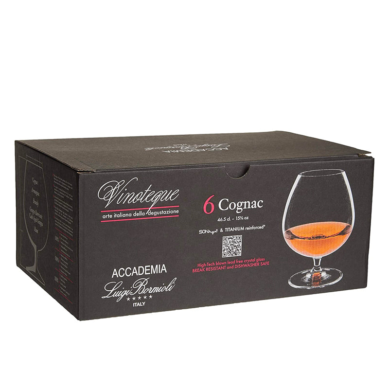 Vinoteque Verre À Cognac 46.5 cl Lot 6 Pcs