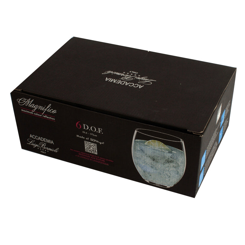 Magnifico Bicchiere Acqua 52 cl In Vetro Set 6 Pz