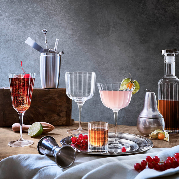 Bach Calice Cocktail Fizz Retro 26 cl In Vetro Set 4 Pz