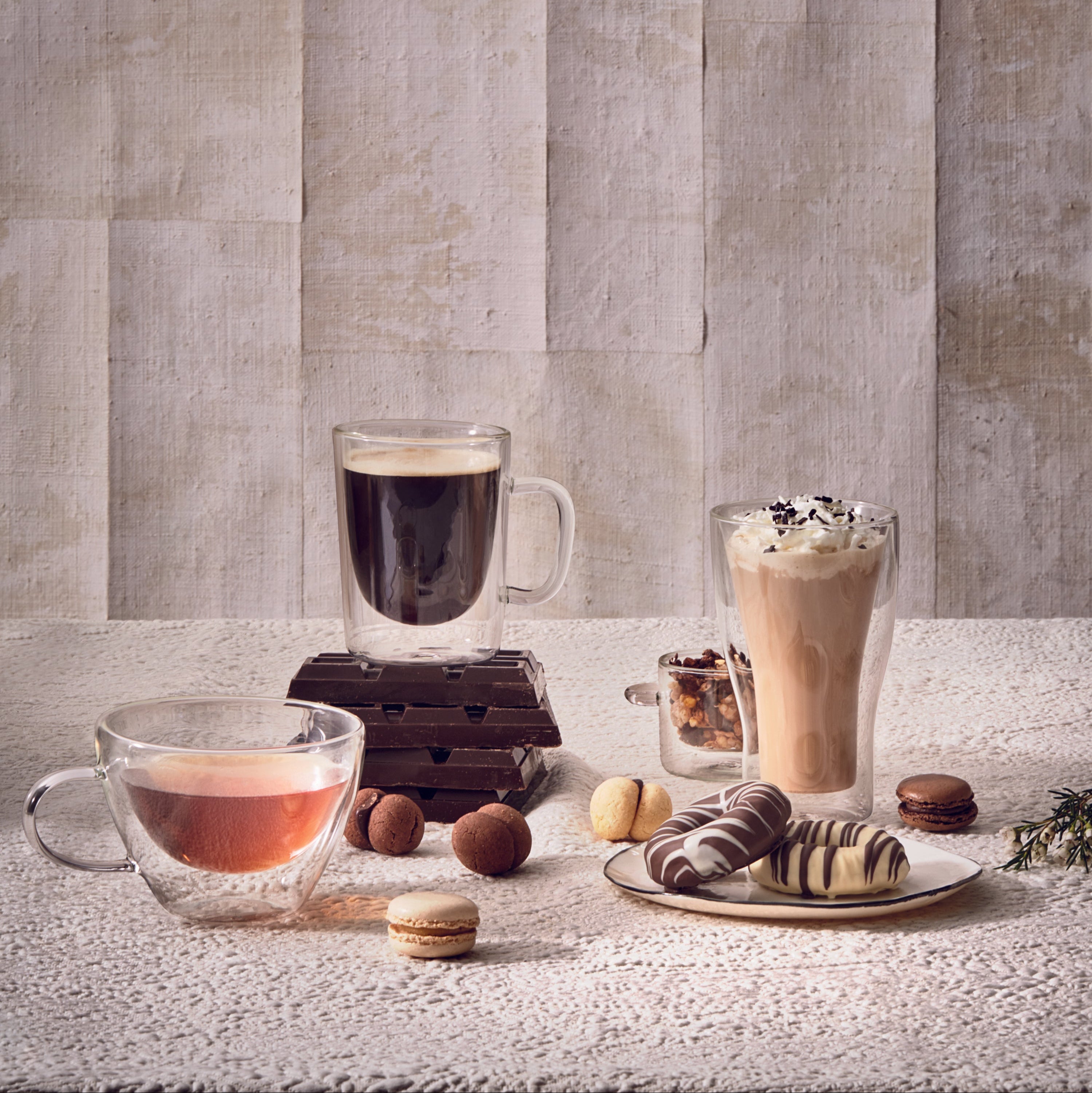 Thermic Glass Drink & Design Duos Mug Mug 32 cl In Vetro Termico Borosilicato