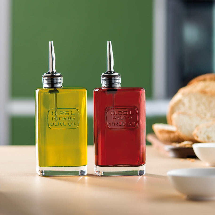 Optima Oliera Con Beccuccio Versatore 25 cl In Vetro