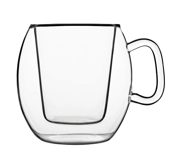 Thermic Glass Drink & Design Caffe Supremo Tazza Caffè 30 cl In Vetro Termico Borosilicato Set 2 Pz