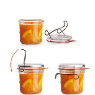 Lock Eat Vasetto Con Tappo Ermetico 150 cl In Vetro Set 6 Pz
