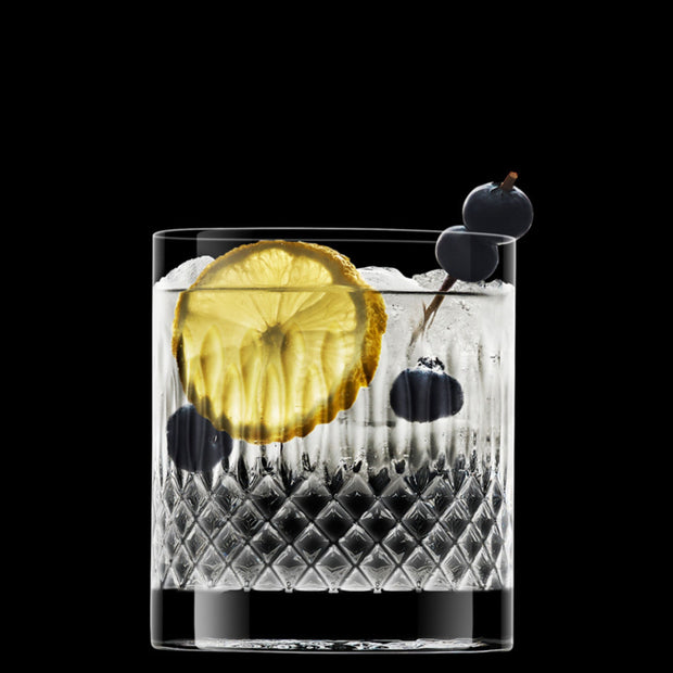Diamante Whisky Glass DOF 38 cl Set 6 Pcs