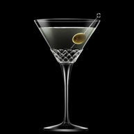 Roma 1960 Coppa Martini 22 cl In Vetro Set 6 Pz