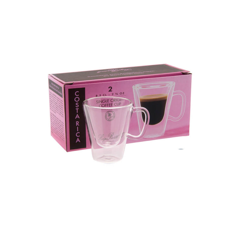 Thermic Glass Monorigine Costarica Tasse À Espresso 8.5 cl Lot 2 Pcs