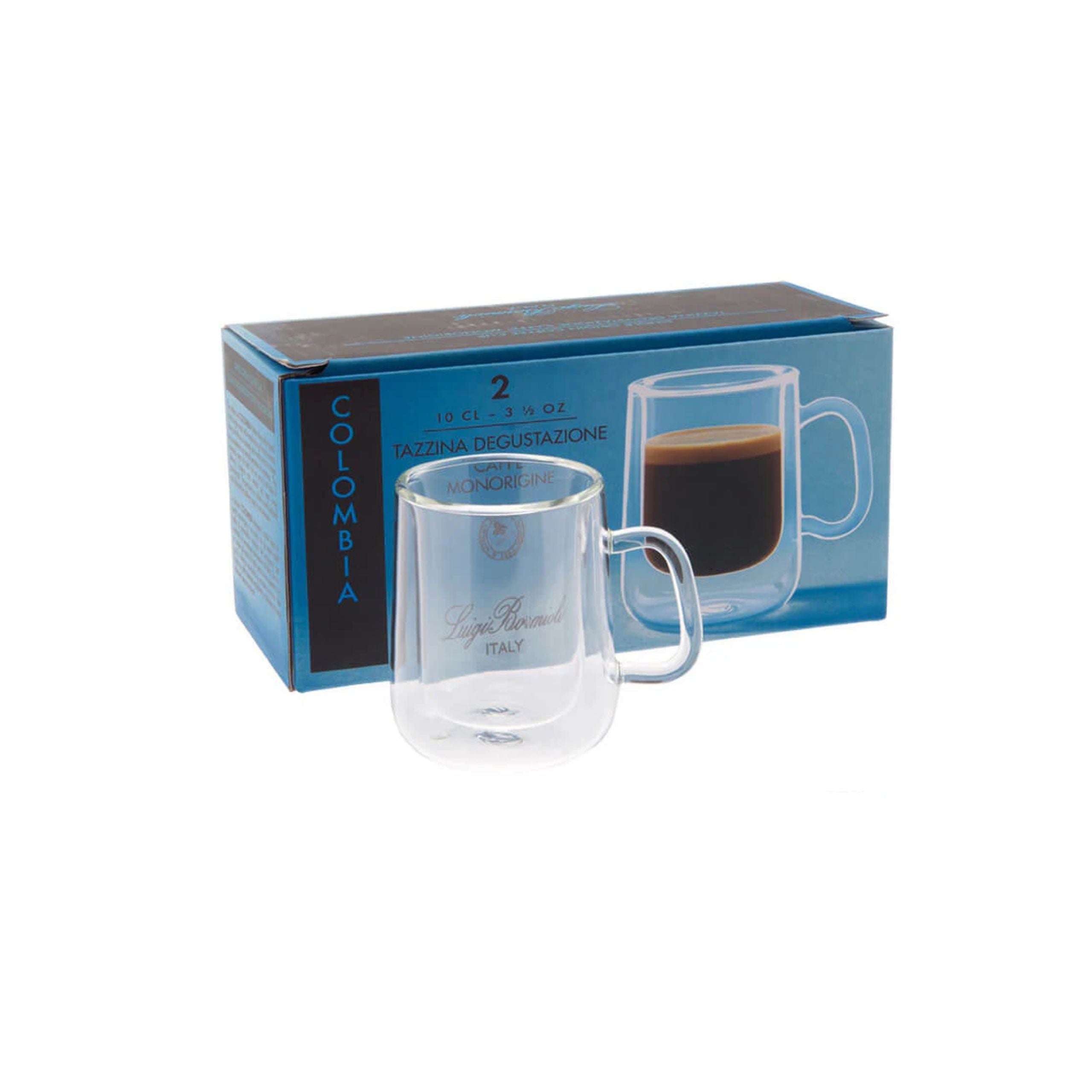 Thermic Glass Monorigine Colombia Tasse À Café 10 cl Lot 2 Pcs