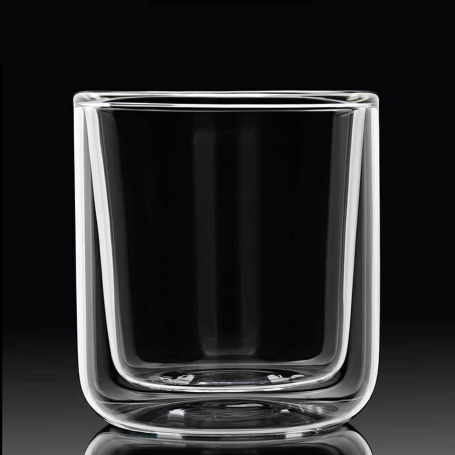 Thermic Glass Food & Design Cylindrical Verre À Usage Unique 11 cl Lot 2 Pcs